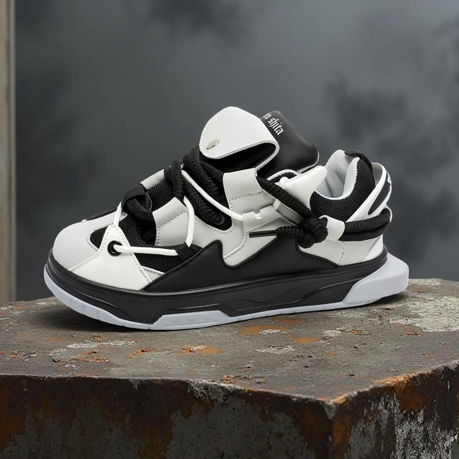 Fashion Women’s Platform Chunky Sneakers Breathable Lightweight Height Increasing Footwear Unisex Casual Walking Skate Shoes