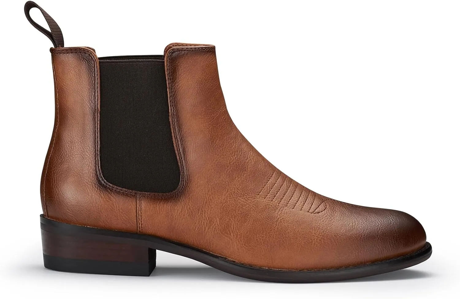 Ferro Aldo Alejandro MFA606326 Mens Memory Foam Casual High Western Buckle Strap Ankle Dress Boots