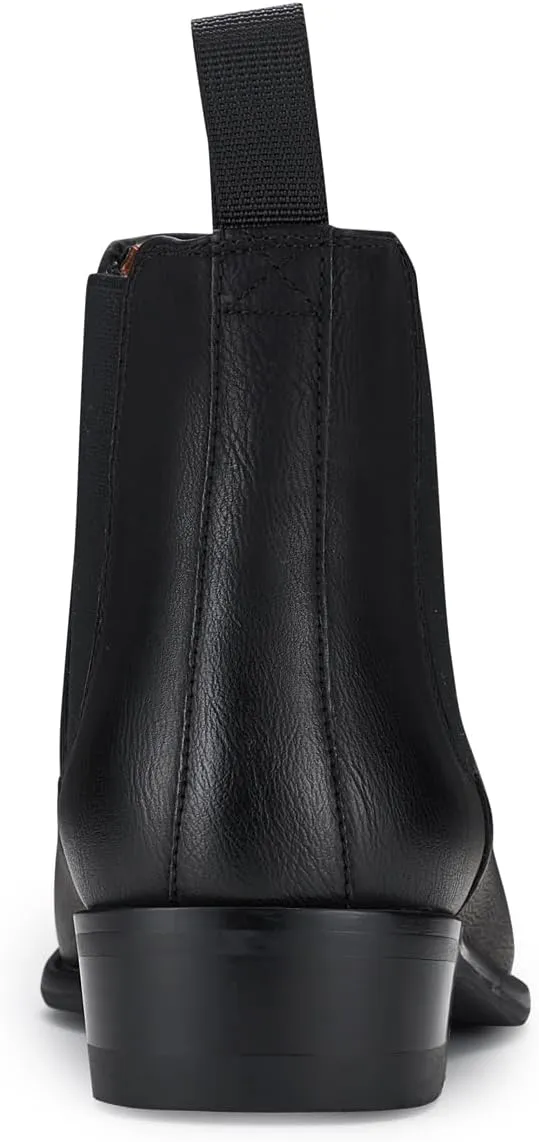 Ferro Aldo Alejandro MFA606326 Mens Memory Foam Casual High Western Buckle Strap Ankle Dress Boots