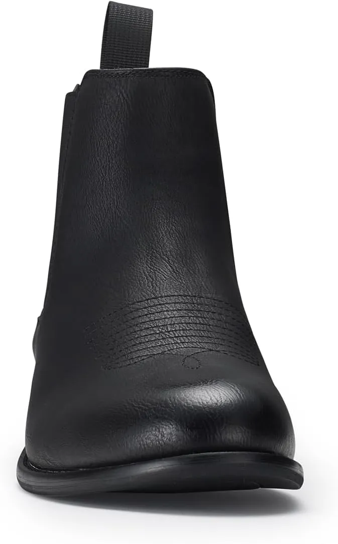 Ferro Aldo Alejandro MFA606326 Mens Memory Foam Casual High Western Buckle Strap Ankle Dress Boots