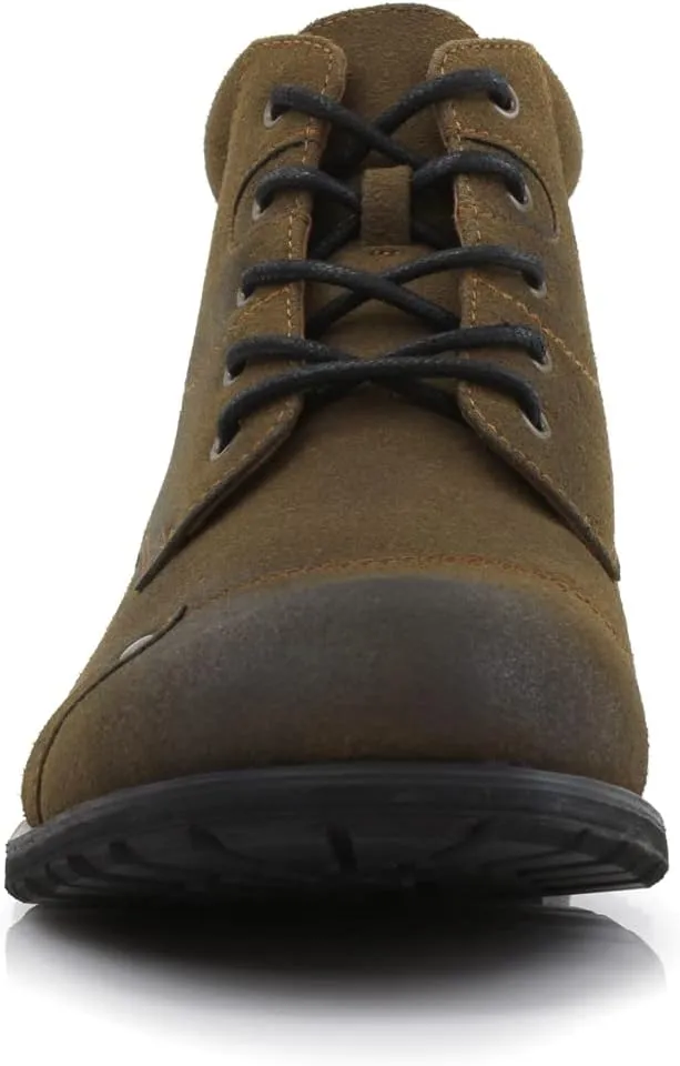 Ferro Aldo Blaine MFA806035 Mens Casual Brogue Mid-Top Lace-Up and Zipper Boots…