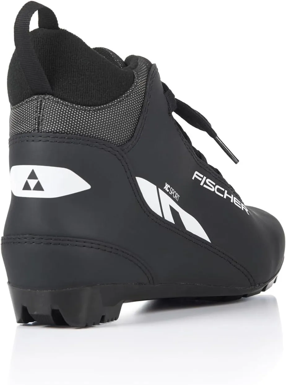 Fischer Men's XC Sport Adult Warm Lightweight Durable Comfortable Stable Non Slip Full Lace Skiing Sport Nordic Fitness Ski Boots