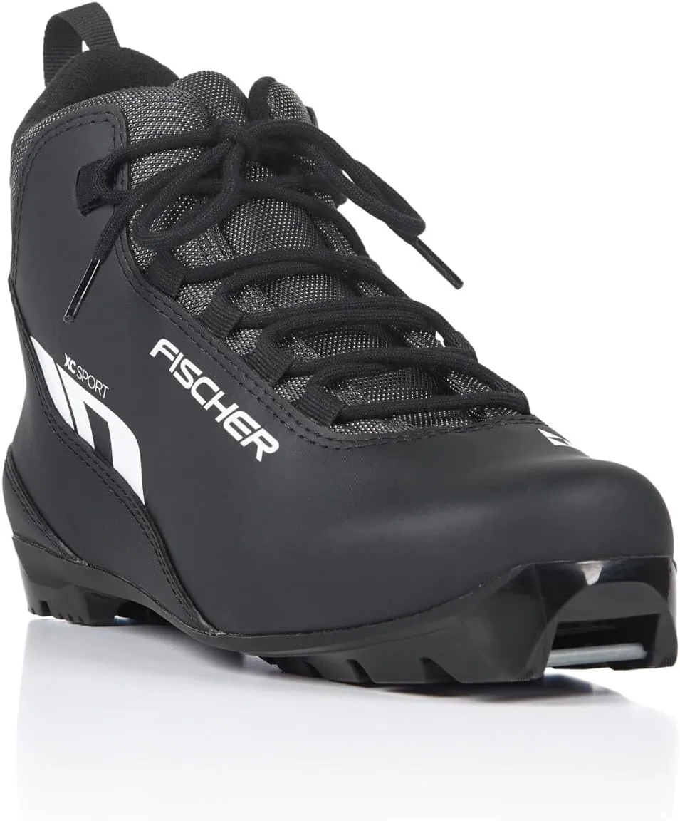 Fischer Men's XC Sport Adult Warm Lightweight Durable Comfortable Stable Non Slip Full Lace Skiing Sport Nordic Fitness Ski Boots