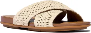 FitFlop Women's Gracie Woven Cross Slides Wedge Sandal