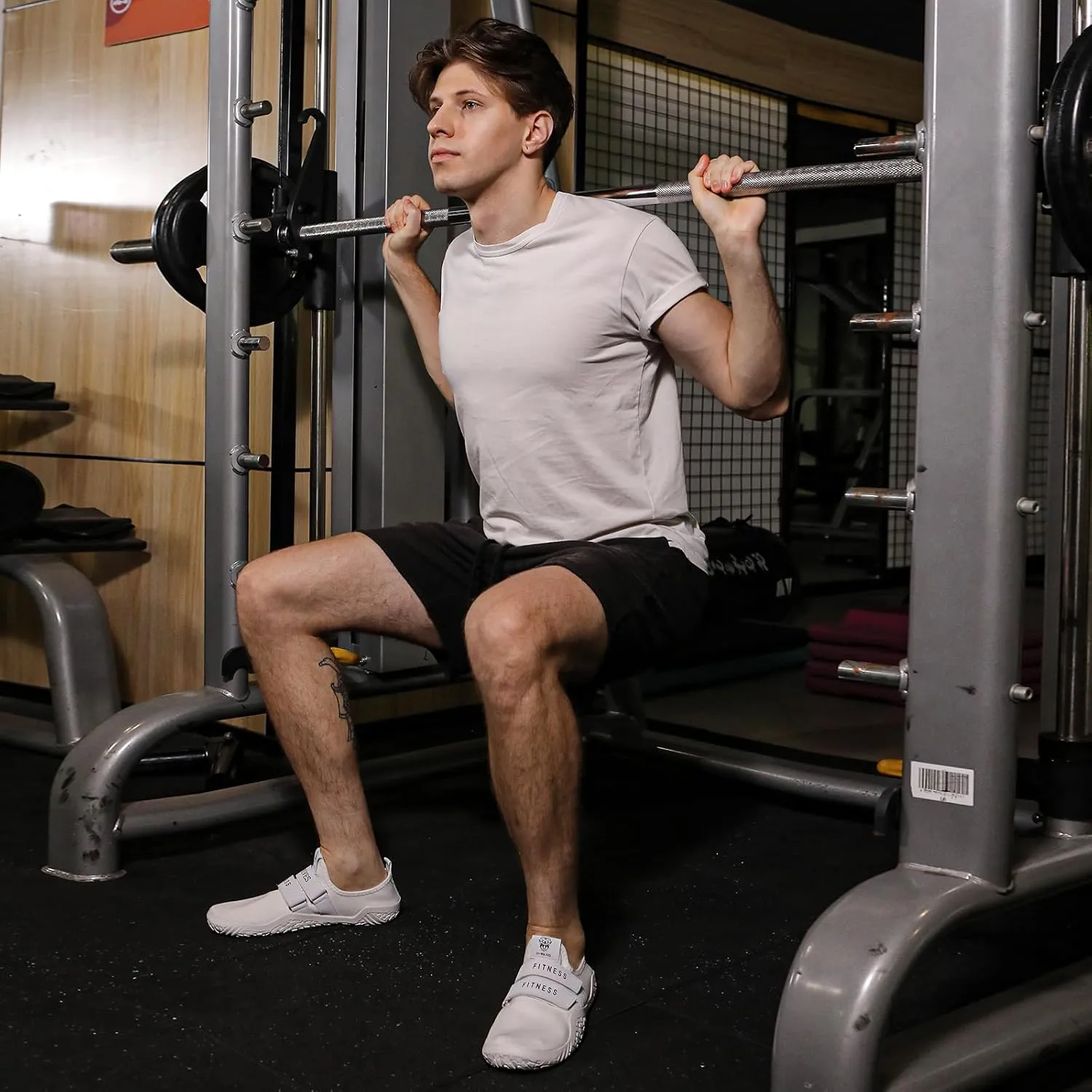 Fitness Shoes Deadlift Shoes Cross-Trainer Sneakers for Men and Women
