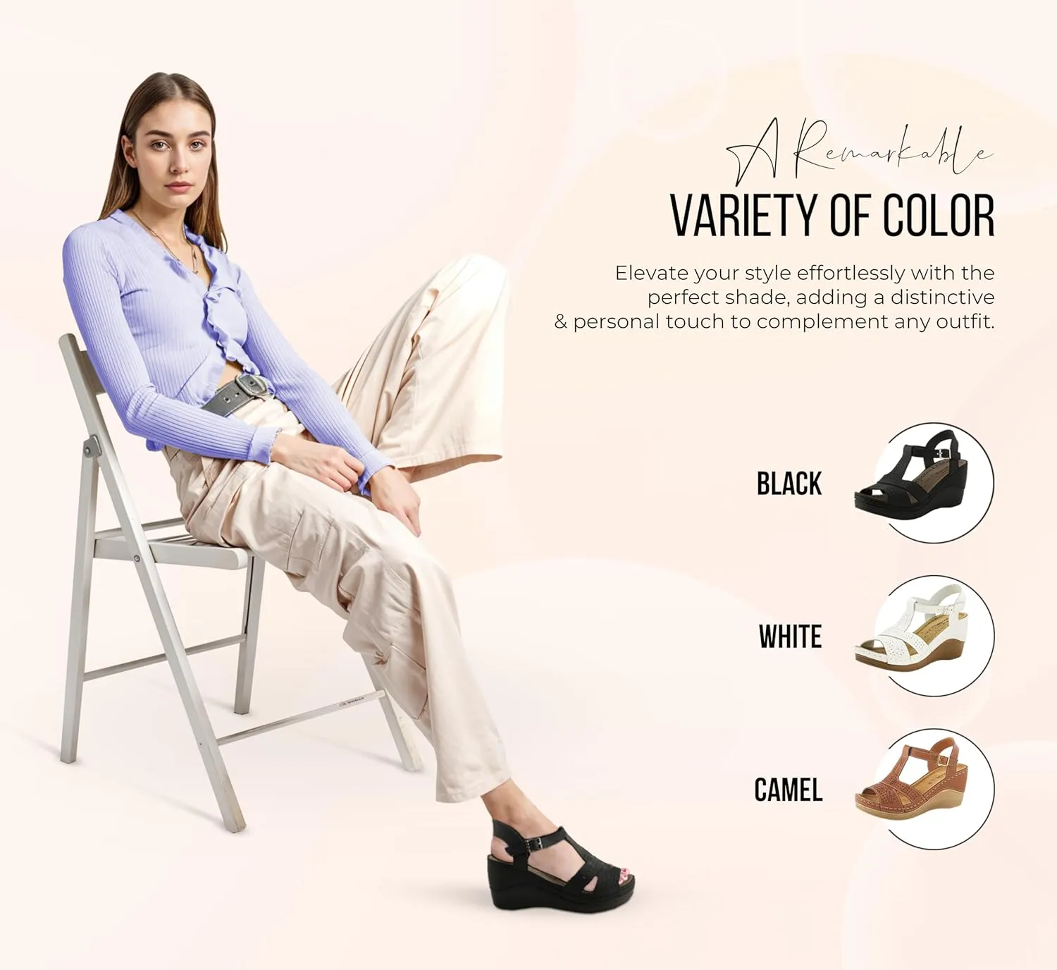 Flexus Natala Slingback Women's Sandal | Sandals for Women with Perforated Upper