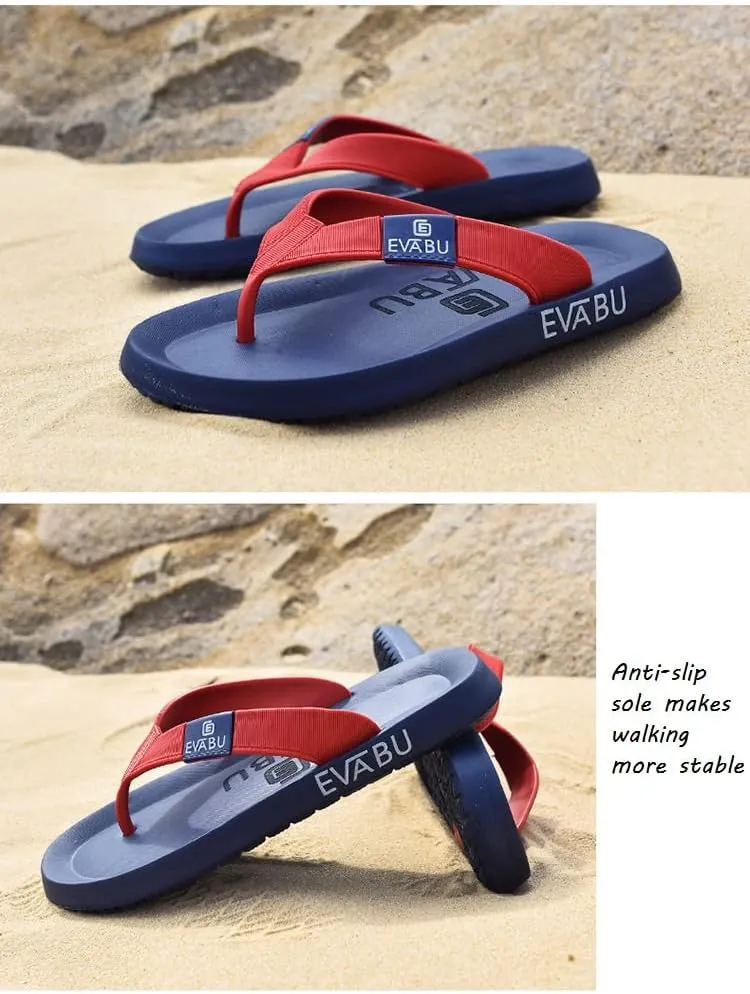 Flip Flops For Man Comfortable Waterproof Beach Sandals - Non-Slip Slippers