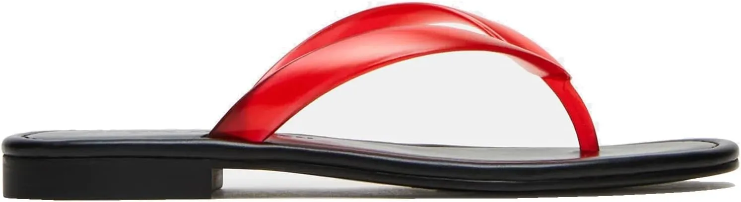 Flip Flops for Women Comfortable Transparent Beach Sandals Lightweight Slip on Walking Thong Sandals