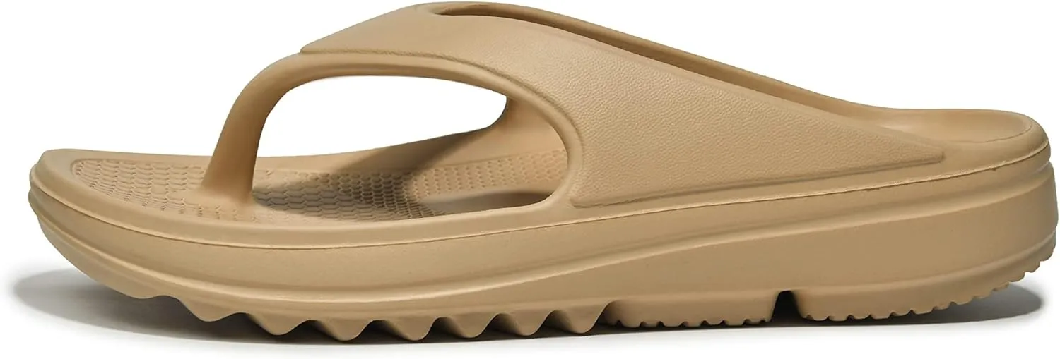 Flip Flops for Women, Orthotic Lightweight Beach Slides Sandals Anti Slip Shower Slippers with Ultra Soft Arch Support Non-Slip