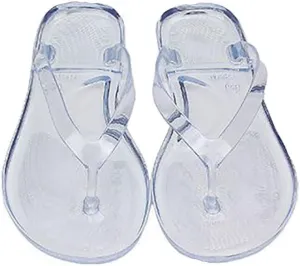 Flip Flops for Women Translucent Beach Sandals Pool Bath Slippers