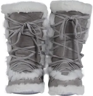 Fluffy Slippers for Women Cute Warm Indoor Bootie Slippers with Pompoms Non-slip House Home Boots