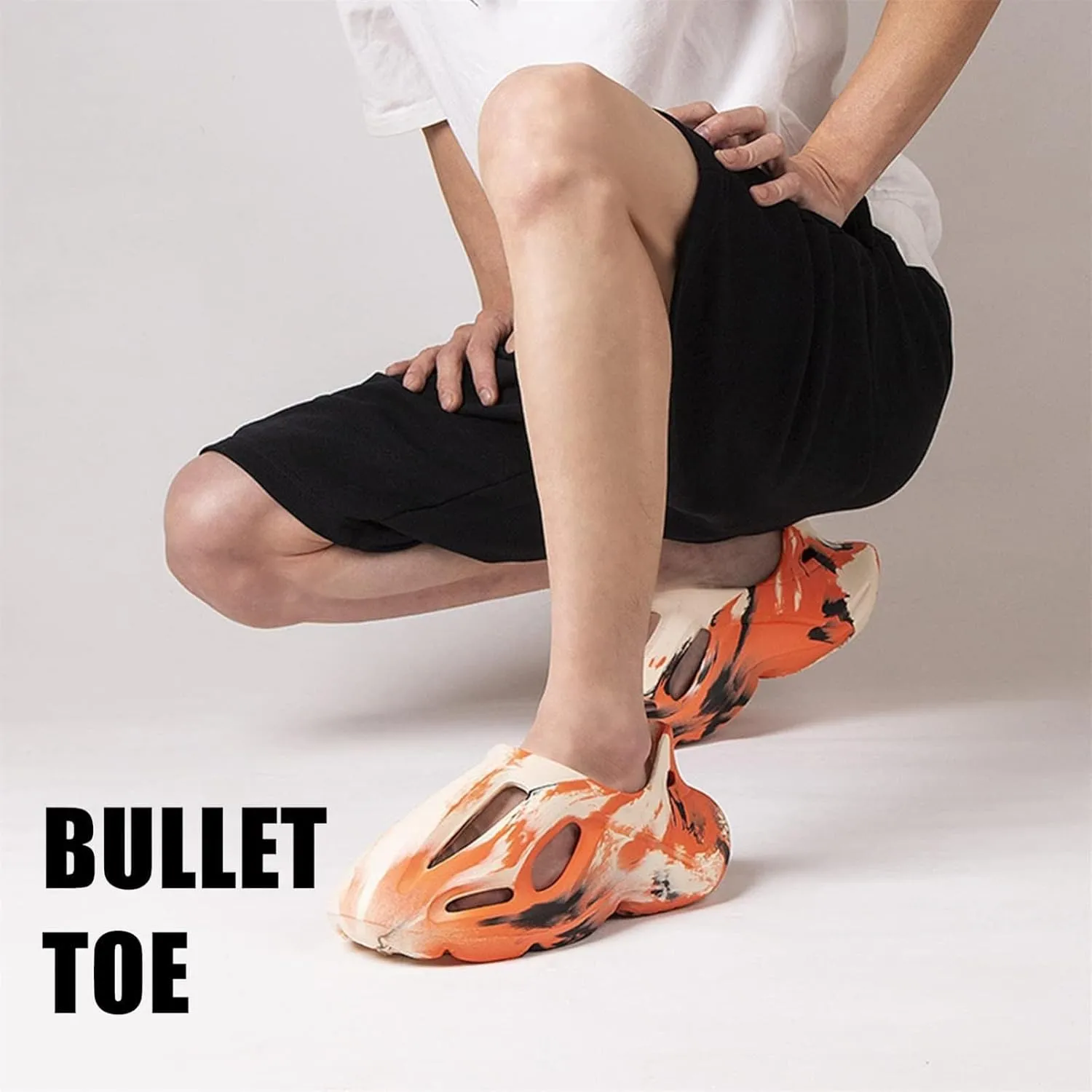 Foam Runner Shoes, Unisex Foam Runner Sneakers Pillow Cloud Shoes Non-Slip Lightweight Breathable Soft Fashion Sandals