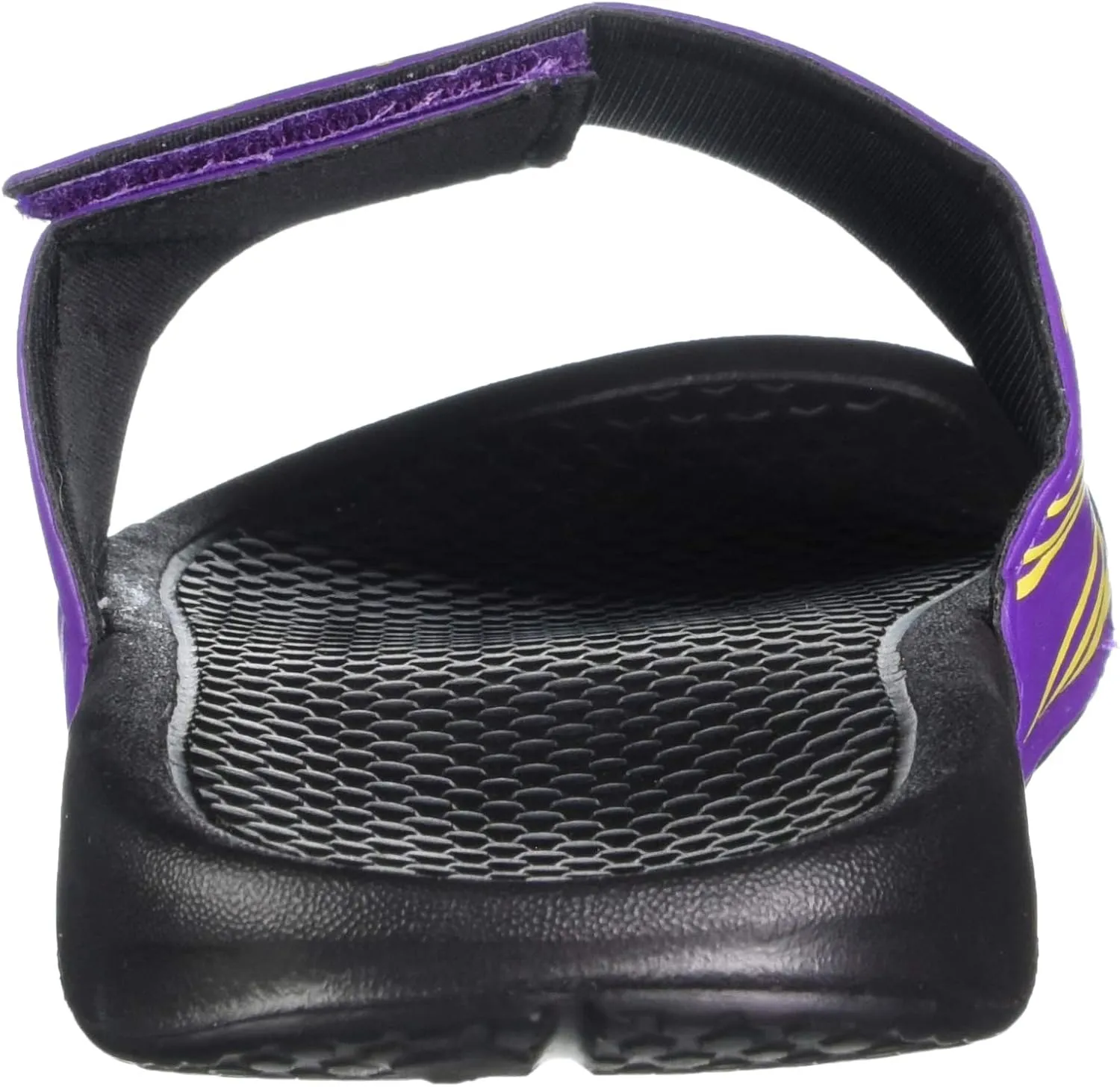 FOCO Men's NCAA College Team Logo Shower Sport Legacy Slide Flip Flop Sandals LSU Velcro Extra Large