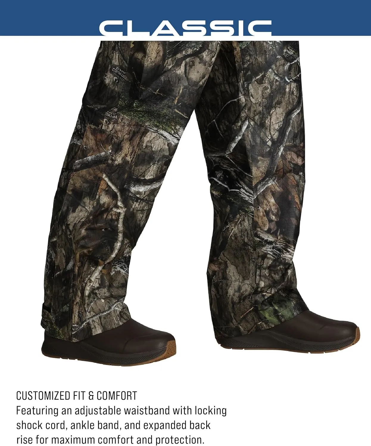 FROGG TOGGS Men's Classic Pro Action Waterproof Breathable Rain Pant
