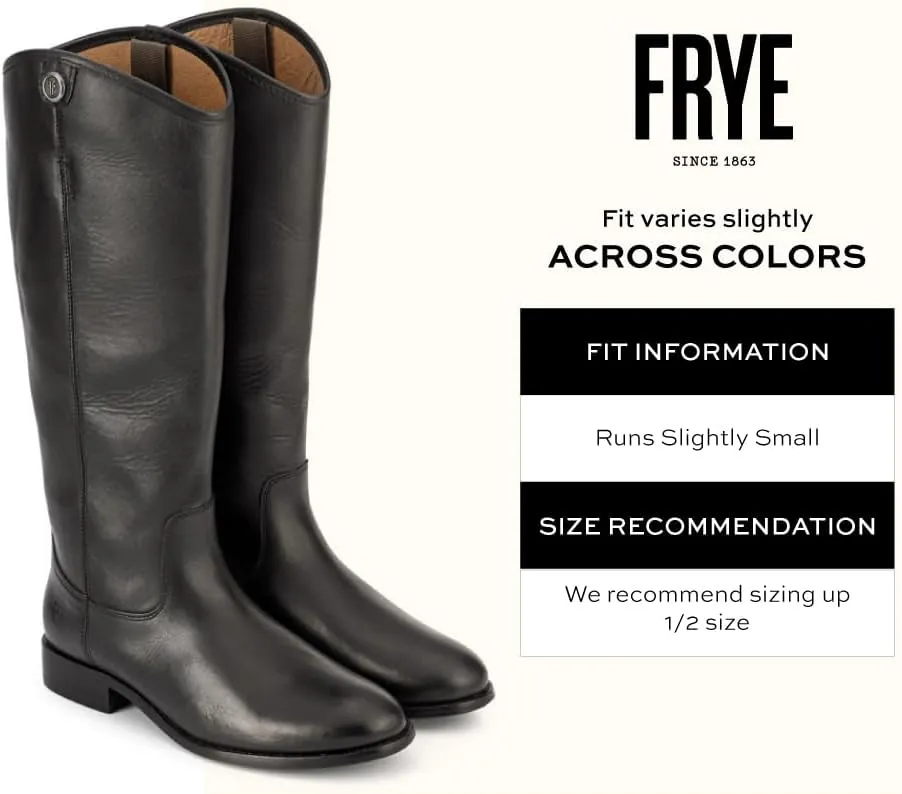 Frye Melissa Button 2 Equestrian-Inspired Tall Boots for Women Made from Hard-Wearing Vintage Leather with Antique Metal Hardware and Leather Outsole – 15 ½” Shaft Height