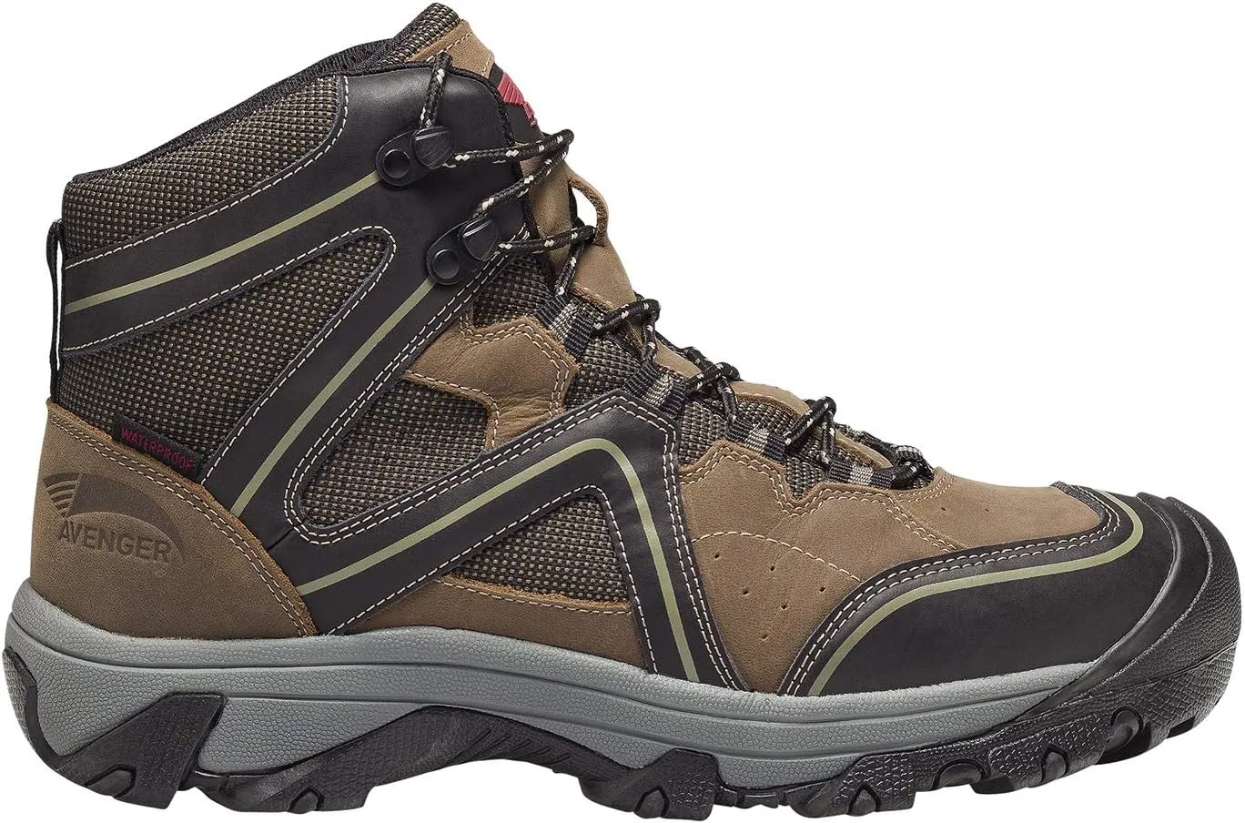 FSI FOOTWEAR SPECIALTIES INTERNATIONAL Men's 7612 Crosscut 6" Leather and Cordura Soft Toe Puncture Resistant Eh Brown Work Boots Industrial