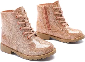 Girls Boots Glitter Dress Boots Cute Princess Shoes for Girl Girls Ankle Boots Toddler/Little Kid