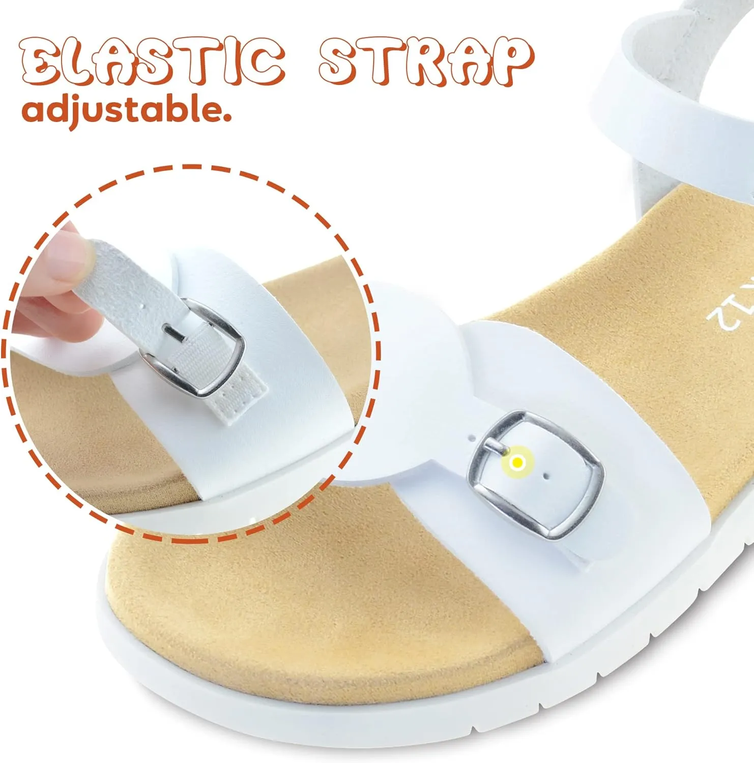 Girls Sandals Kids Strap Flat Sandals Open Toe Summer Casual Shoes Dress Sandals for Girls