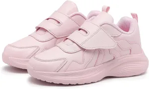 Girls Sneakers Boys Shoes Lightweight Fashion Dual Hook and Loops Kids Running Shoes