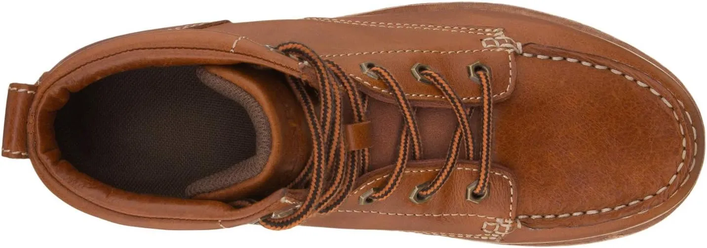 Golden Fox Work Boots 6" American Heritage Moc Toe Wedge Boot for Construction Made in USA
