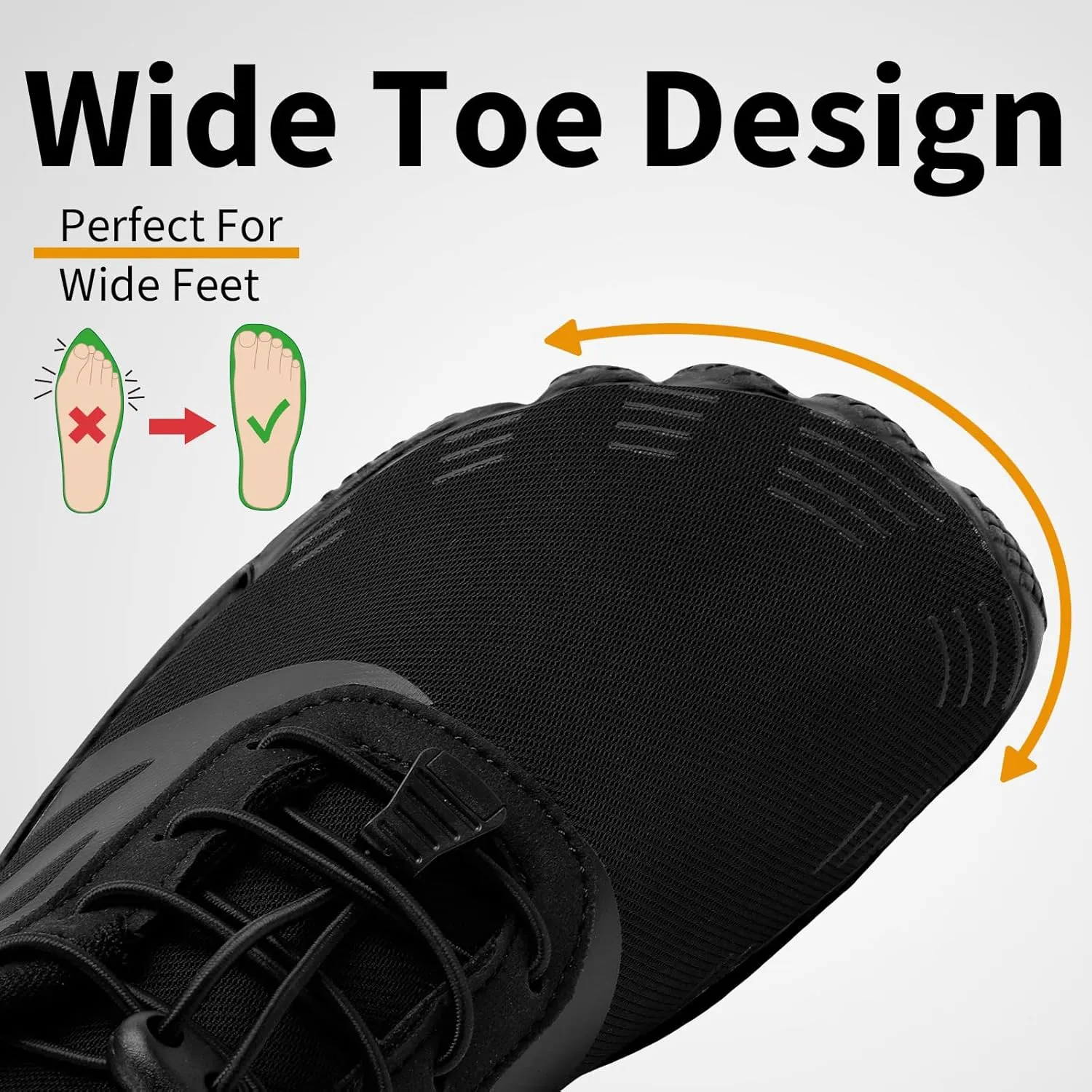 Grand Attack Barefoot Shoes Women Wide Toe Box Zero Drop Wrestling Weightlifting Gym Fitness Shoes Breathable Lightweight