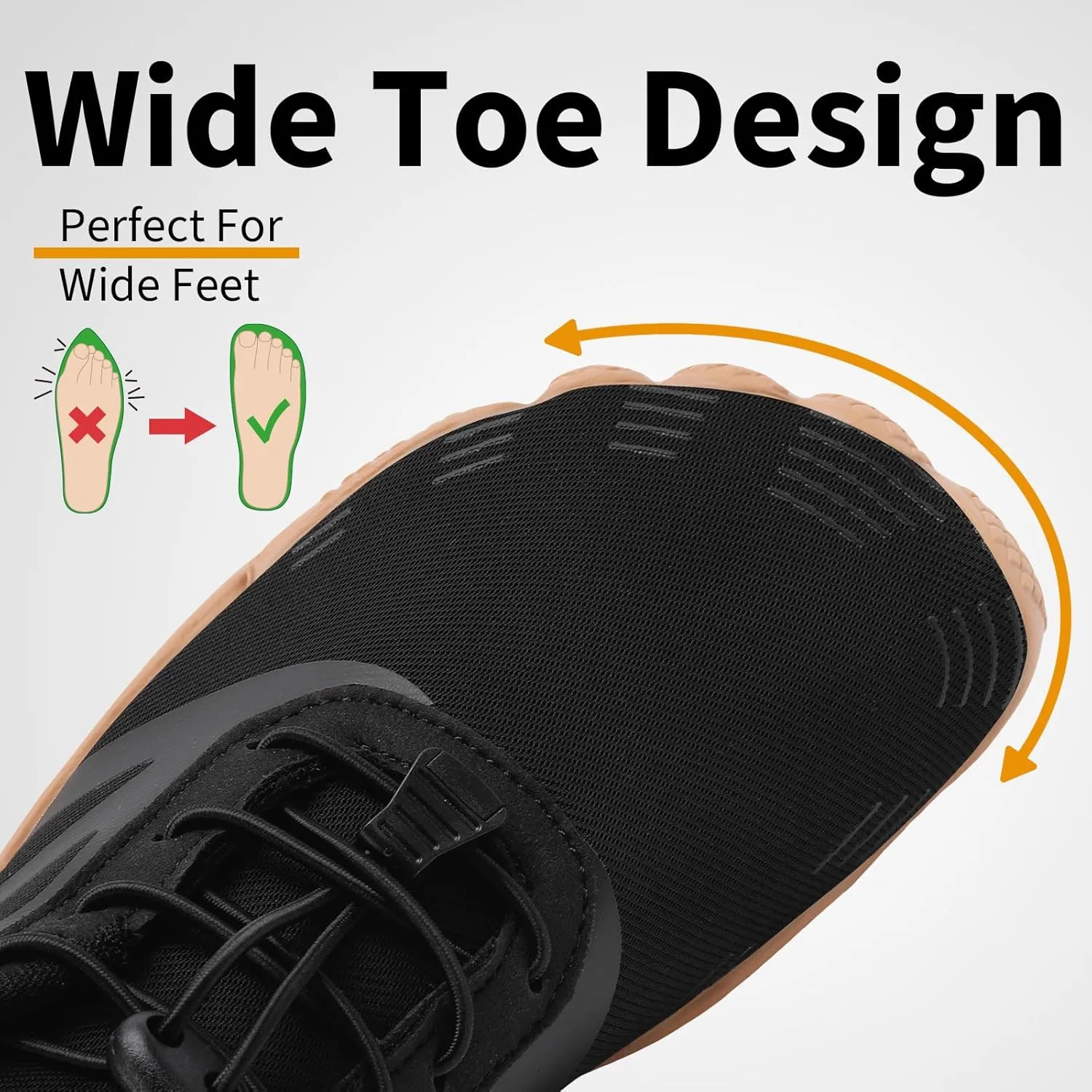 Grand Attack Barefoot Shoes Women Wide Toe Box Zero Drop Wrestling Weightlifting Gym Fitness Shoes Breathable Lightweight