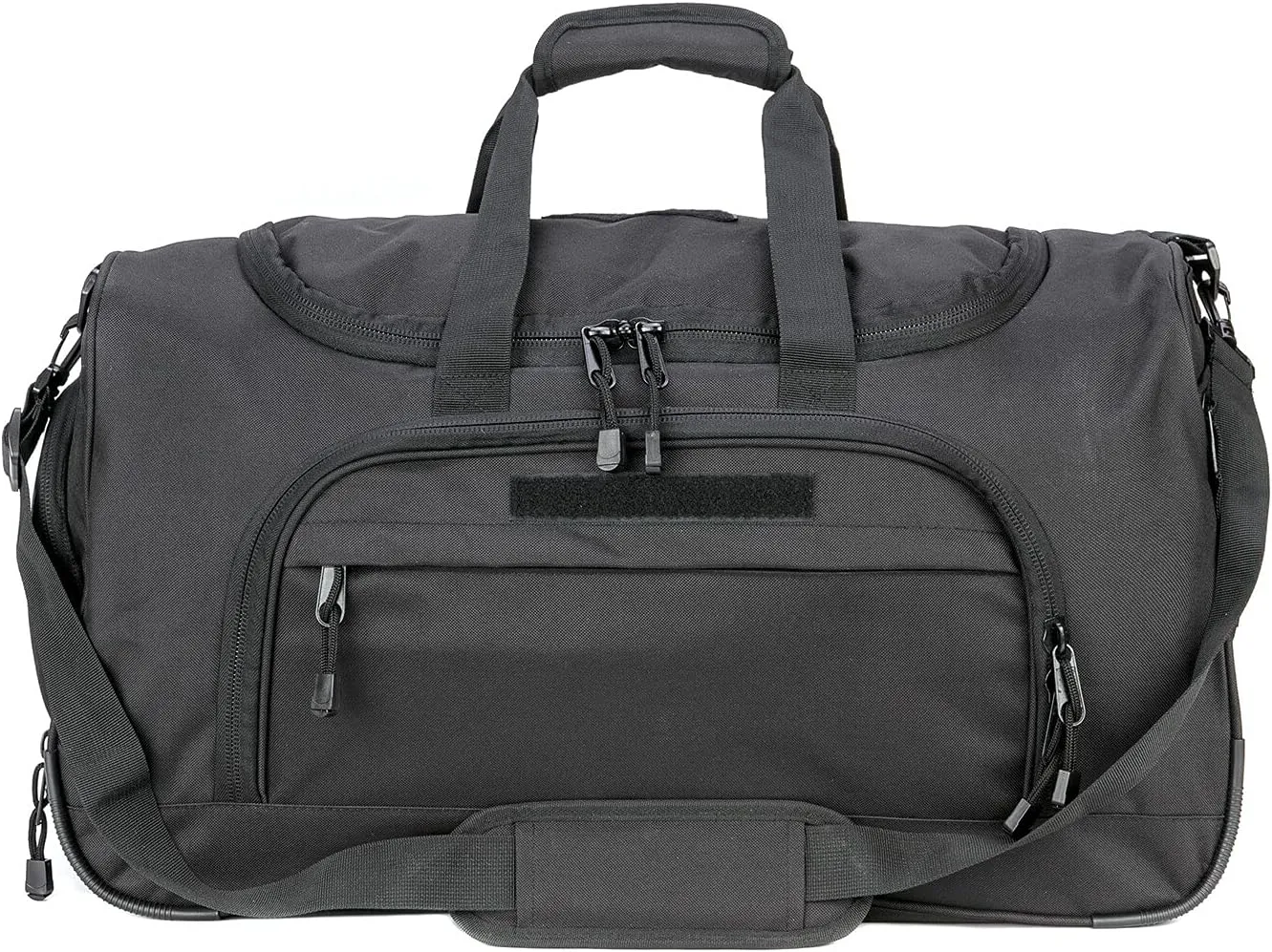 Greencity Gym Bag Travel Duffel Bag Sports Tote Tactical Army Weekender Work Out Bags for Women & Men Lightweight Waterproof Shoe Pocket,Black 21.2 Inch