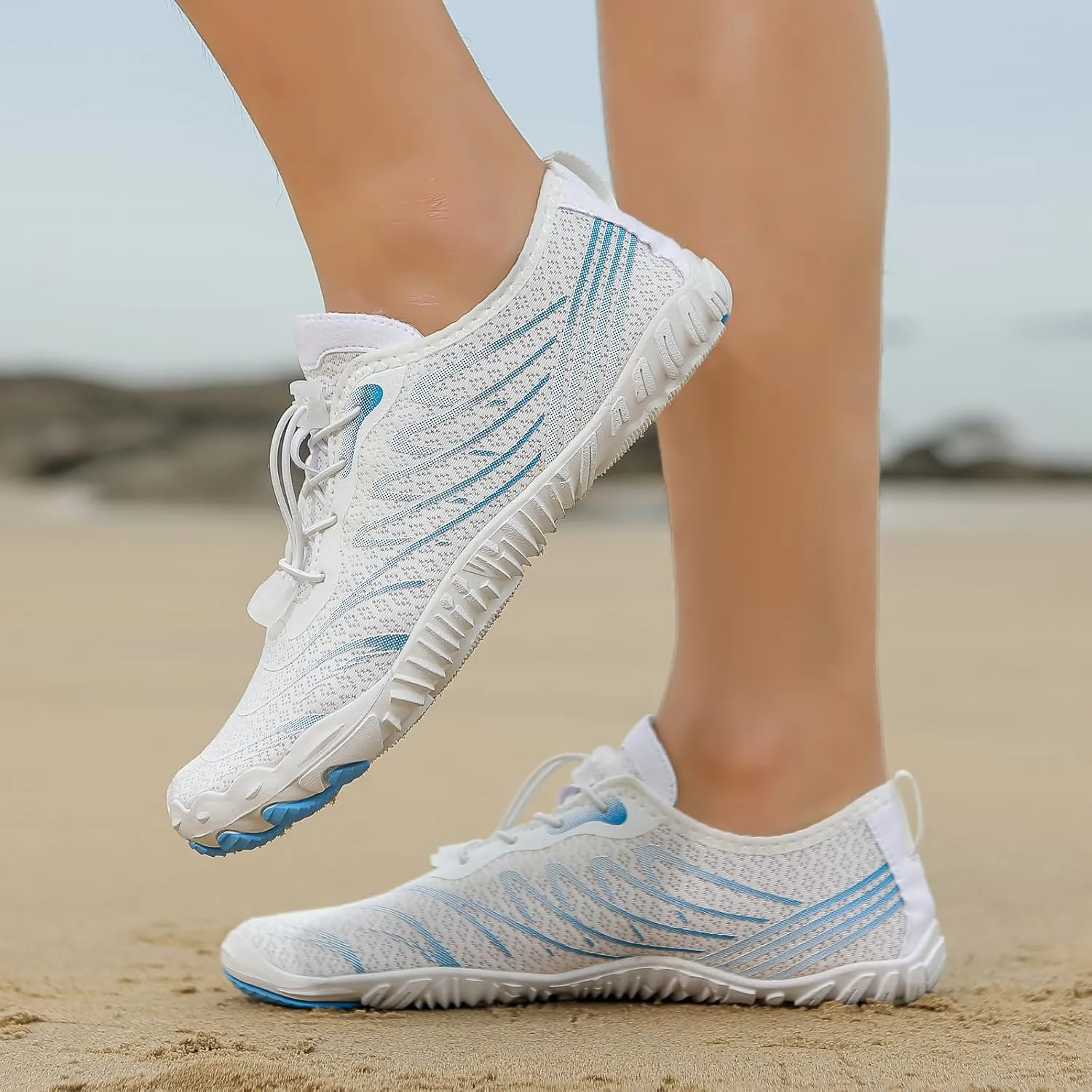 Grounded Footwear Barefoot Shoes for Women Men Quick Dry Hiking Sneakers Breathable Soft Trail Running Shoes Footwear