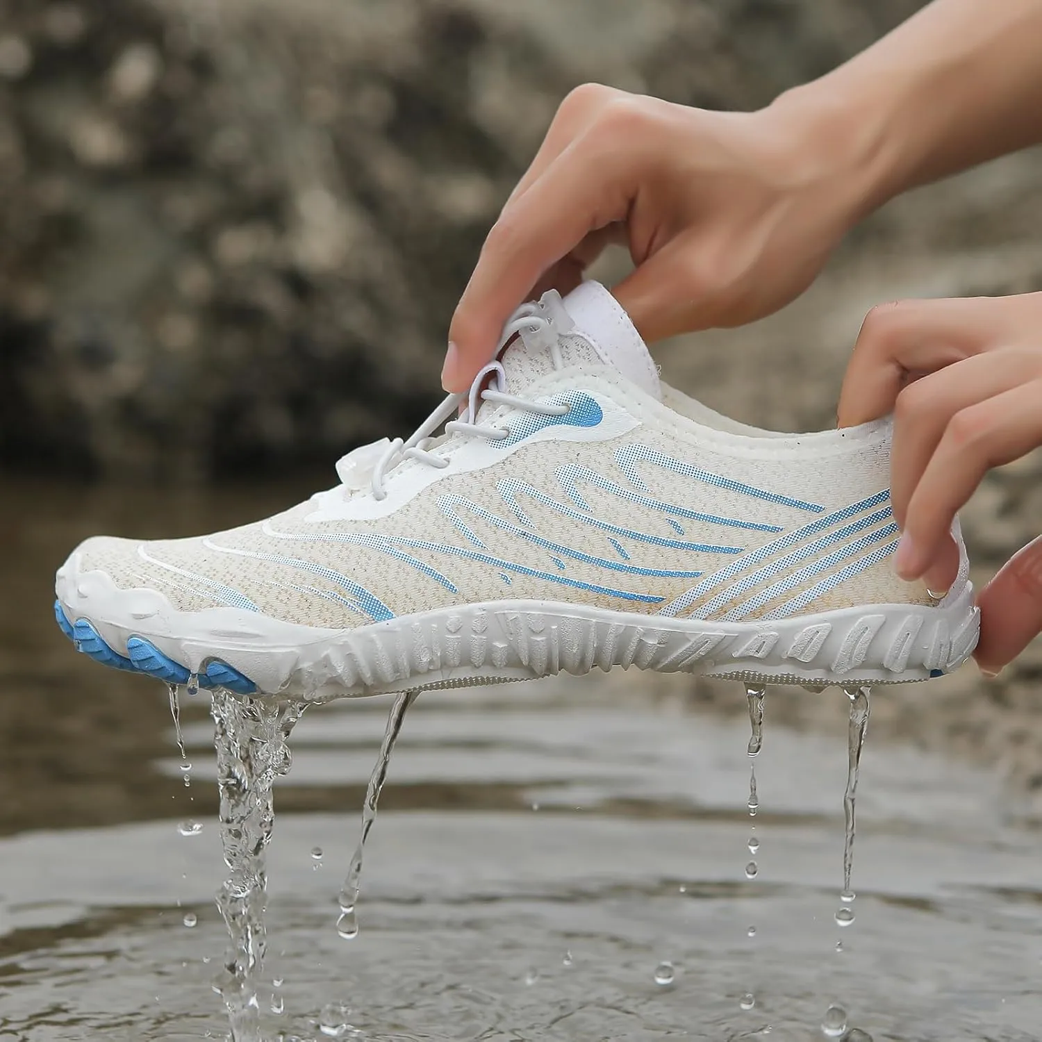 Grounded Footwear Barefoot Shoes for Women Men Quick Dry Hiking Sneakers Breathable Soft Trail Running Shoes Footwear