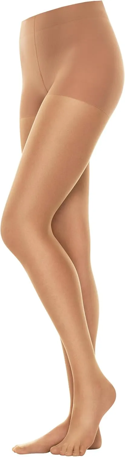 Hanes Perfet Nudes Pantyhose, Control Top, Ultra Sheer, Sheer Toe
