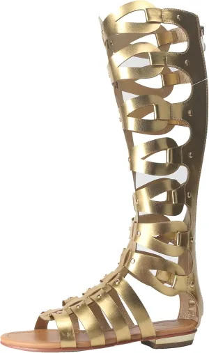 Hanfike Knee High Sandals for Women Gladiator Cut Out Summer Roman Boots