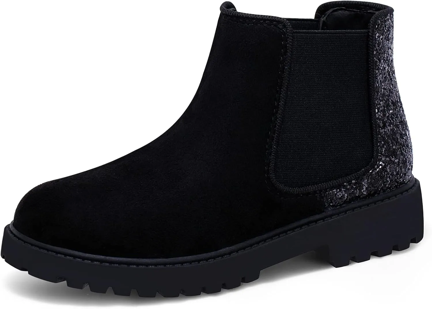 Harvest Land Girl Boots Kids Ankle Boots Warm Side Zipper Low Heel Short Booties Winter Anti-Slip Outdoor Shoes for Little Kids/Big Kids