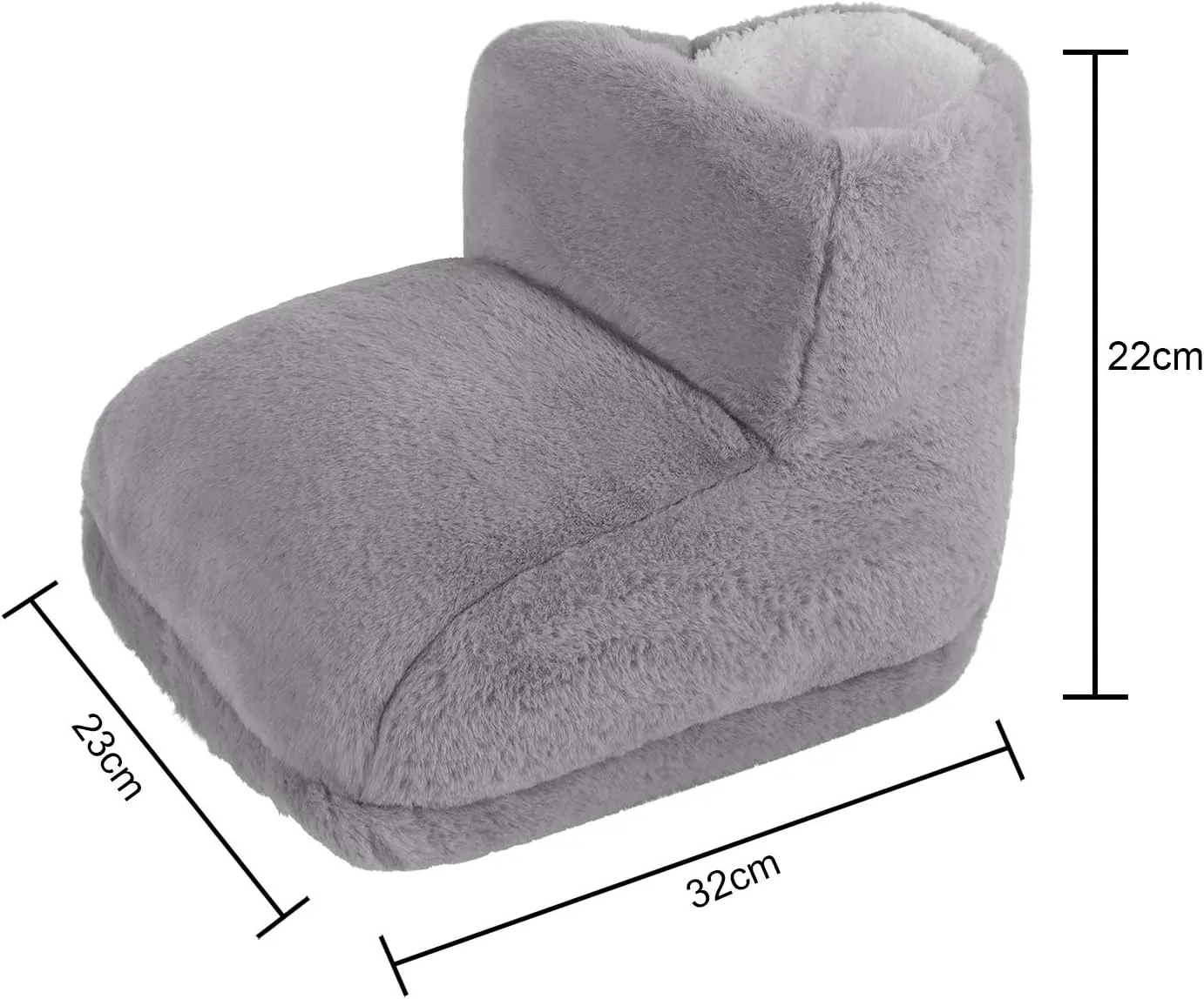 Heating Pad Electric USB Heated Foot Warmer Heat Therapy Wrap Heating Electric Boots Heated Cushion Warmer Winter Foot Warming Foot Massager Heating Foot Warmer Bag Body Warmer Cold Weather Xmas Gift