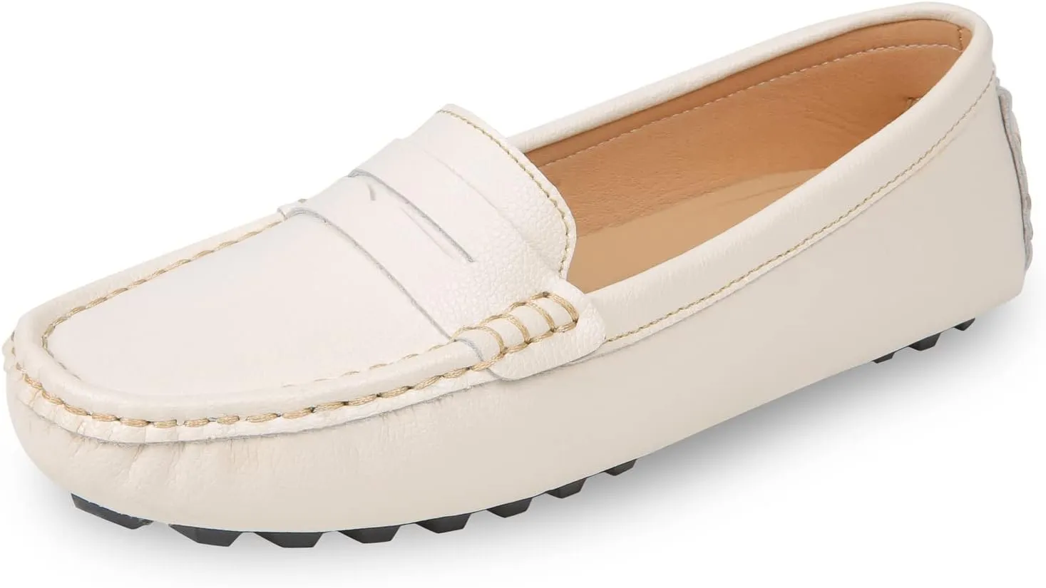 Heydonic Women's Loafers Moccasins Soft Casual Walking Driving Ladies Office Penny Flats Boat Shoes Women Slip On Comfortable Leather