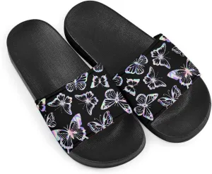 Howilath Novelty Animals Pattern Women's Slide Sandals Undersea Travel Print EVA Soft Sole Open Toe Flat Sandals for Women Gift
