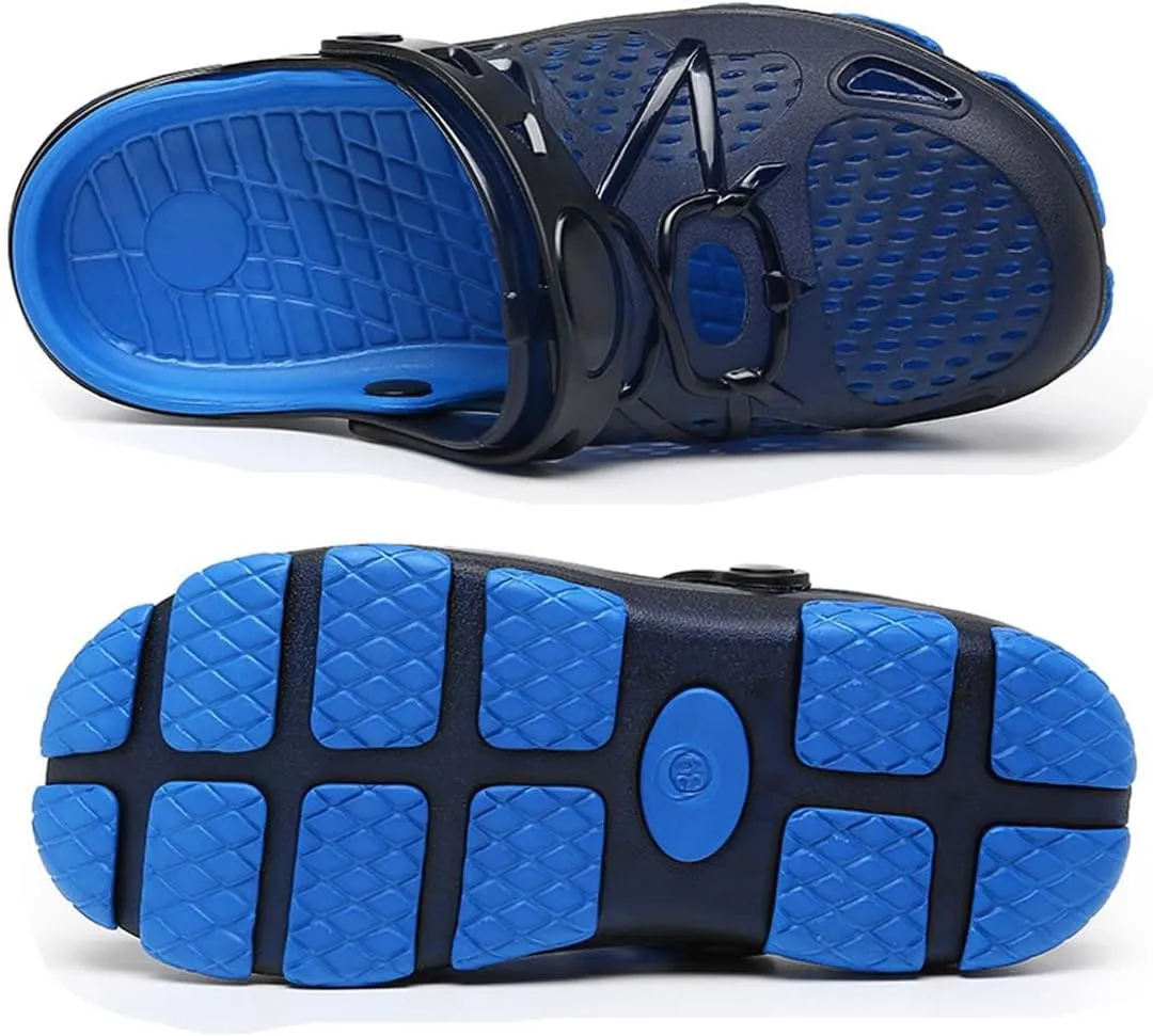 HYDLONGR Men Women Breathable Garden Sandals Quick Drying Beach Slippers Anti-Slip Clogs Shoes