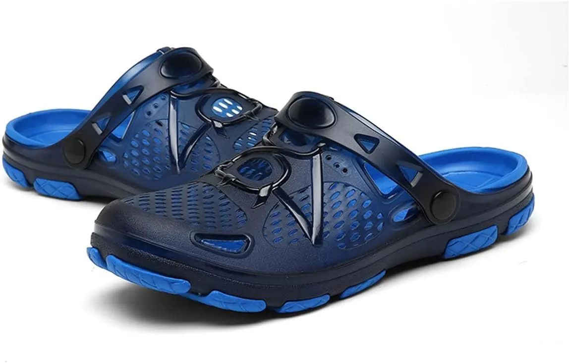 HYDLONGR Men Women Breathable Garden Sandals Quick Drying Beach Slippers Anti-Slip Clogs Shoes