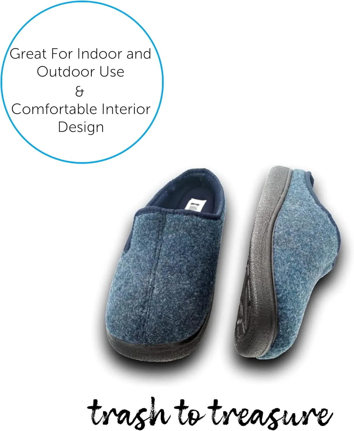 I Bottle Men's recycled comfortable, soft, indoor outdoor sandals