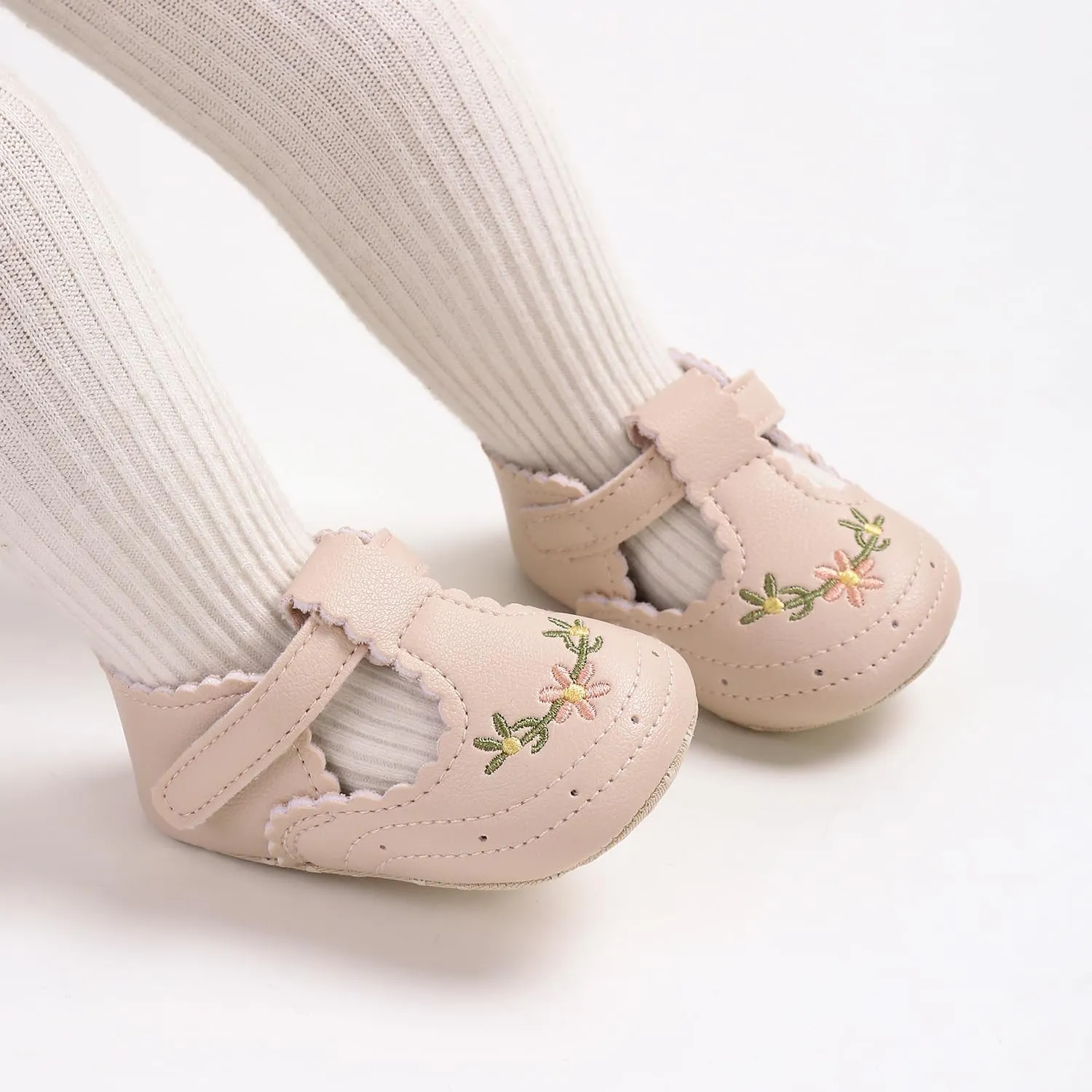 Infant Baby Boys Girls Sandals Summer Baby Wedding Dress Flat Shoes Newborn Crib Shoes First Walkers Prewalkers Shoes