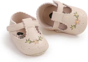 Infant Baby Boys Girls Sandals Summer Baby Wedding Dress Flat Shoes Newborn Crib Shoes First Walkers Prewalkers Shoes