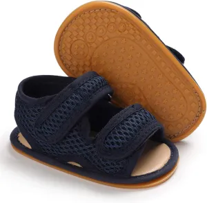 Infant Baby Girls Boys Sandals Rubber Soft Sole Premium Toddler First Walker Outdoor Summer Beach Shoes