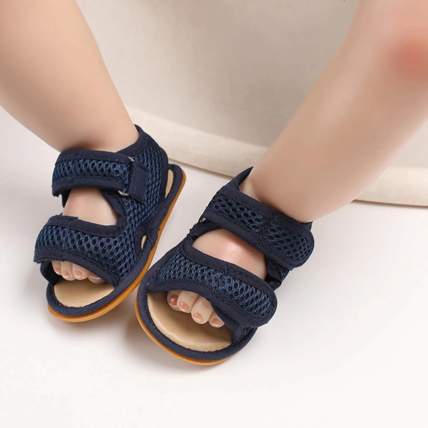 Infant Baby Girls Boys Sandals Rubber Soft Sole Premium Toddler First Walker Outdoor Summer Beach Shoes