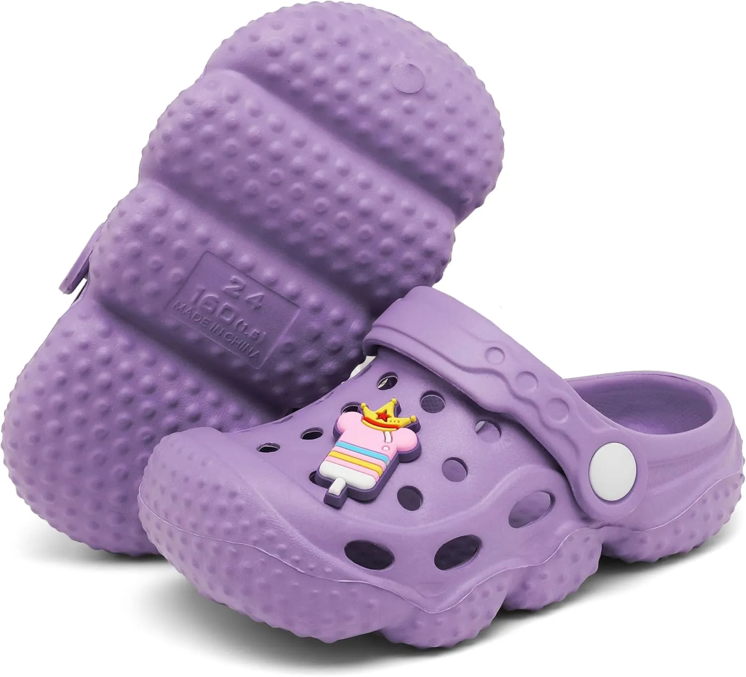 INMINPIN Kids Girls Boys Clogs Garden Shoes Toddler Slides Sandals Children Water Shower Beach Pool Slippers Indoor Outdoor