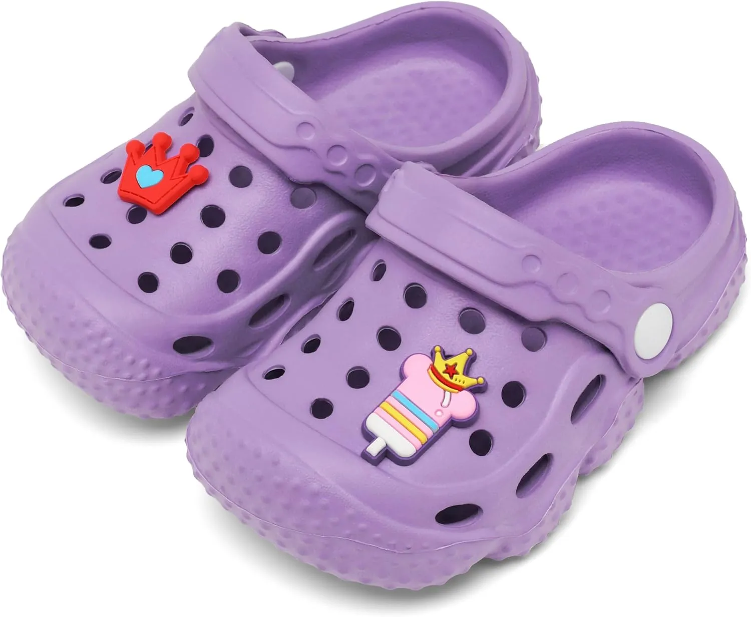 INMINPIN Kids Girls Boys Clogs Garden Shoes Toddler Slides Sandals Children Water Shower Beach Pool Slippers Indoor Outdoor