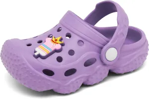 INMINPIN Kids Girls Boys Clogs Garden Shoes Toddler Slides Sandals Children Water Shower Beach Pool Slippers Indoor Outdoor