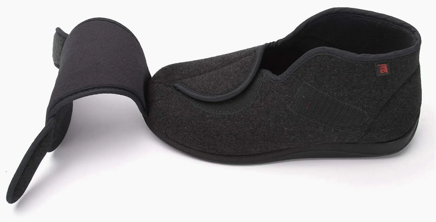 JIONS Women Men Adjustable Velco Extra Wide Shoes Swollen Feet Diabetic Edema Boots Slippers Indoor Outdoor Sandals Unisex Large Size 5-14