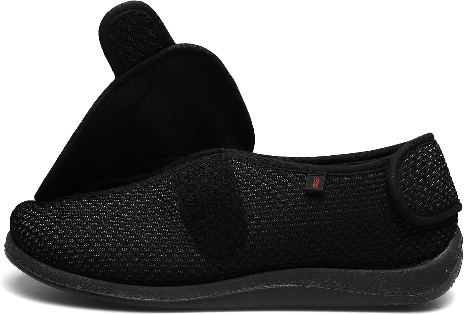 JIONS Women Men Adjustable Velco Extra Wide Shoes Swollen Feet Diabetic Edema Boots Slippers Indoor Outdoor Sandals Unisex Large Size 5-14