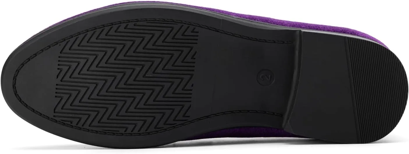 JITAI Boys Dress Loafers for Weddings & School, Breathable Slip-On Leather Tuxedo Shoes, Toddler to Preteen