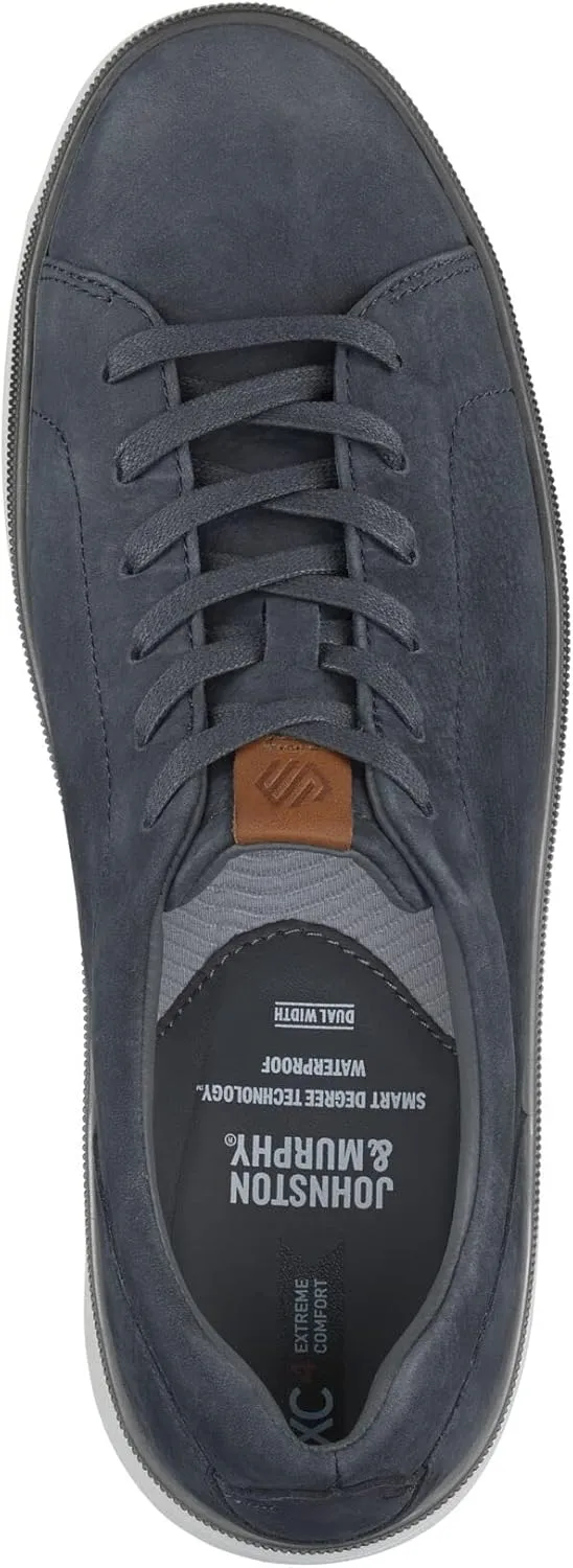 Johnston & Murphy Men's XC4 Foust Lace-to-Toe – Sneakers for Men, Men’s Fashion Sneakers, Men’s Casual Shoes, Temperature Regulating Comfort, Removable Cushioned Insole & Rubber Sole