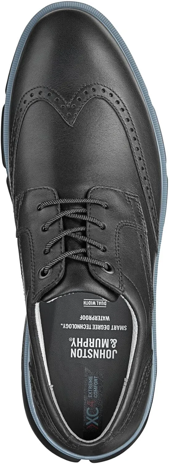 Johnston & Murphy Men’s XC4 Tanner Wingtip Shoes, Men’s Dress Sneakers, Casual Work Shoes for Men with Waterproof Construction